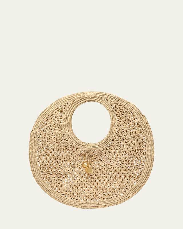 Le Rond Raffia Tote Bag